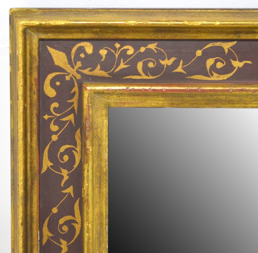 J POCKER CASSETTA & SCRAFFITO FRAME / MIRROR (1 of 6)