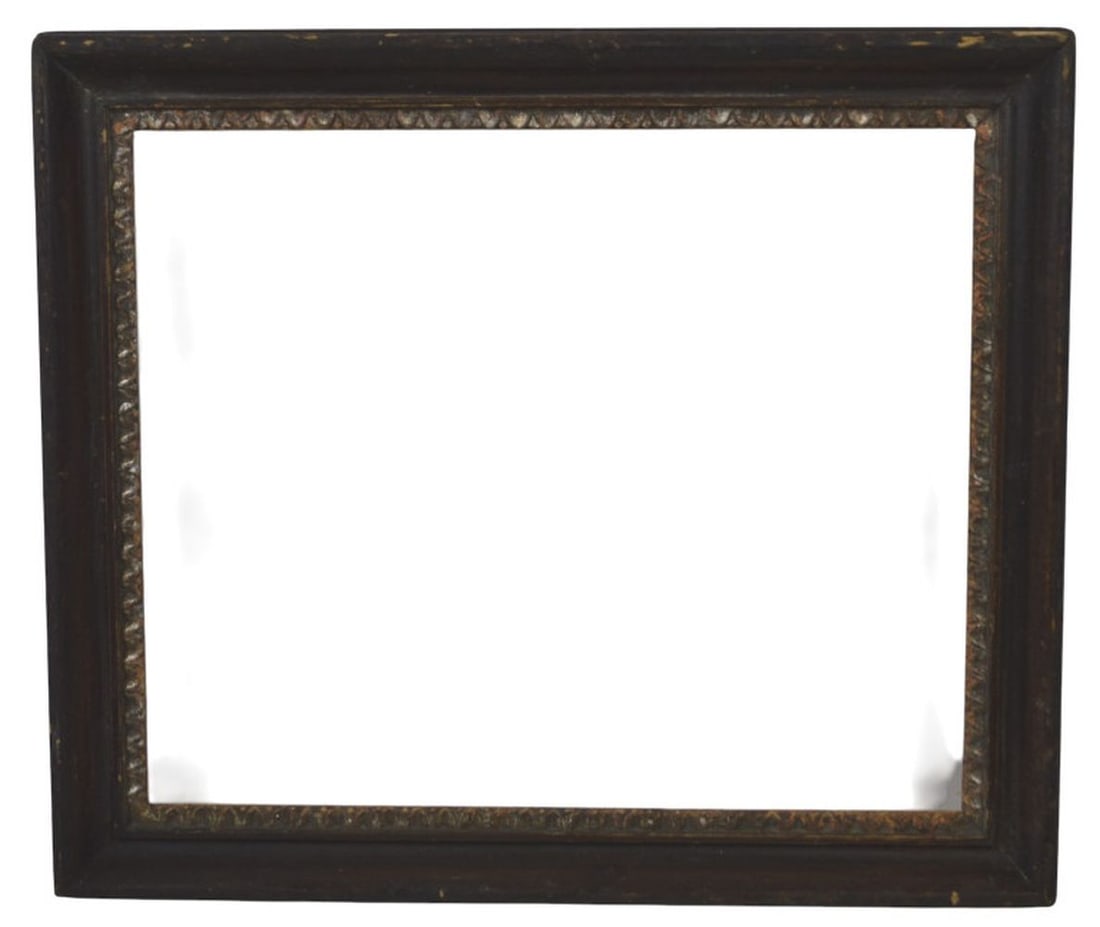 ENGLISH HOGART SILVER GILT EDGE WOOD FRAME (1 of 4)