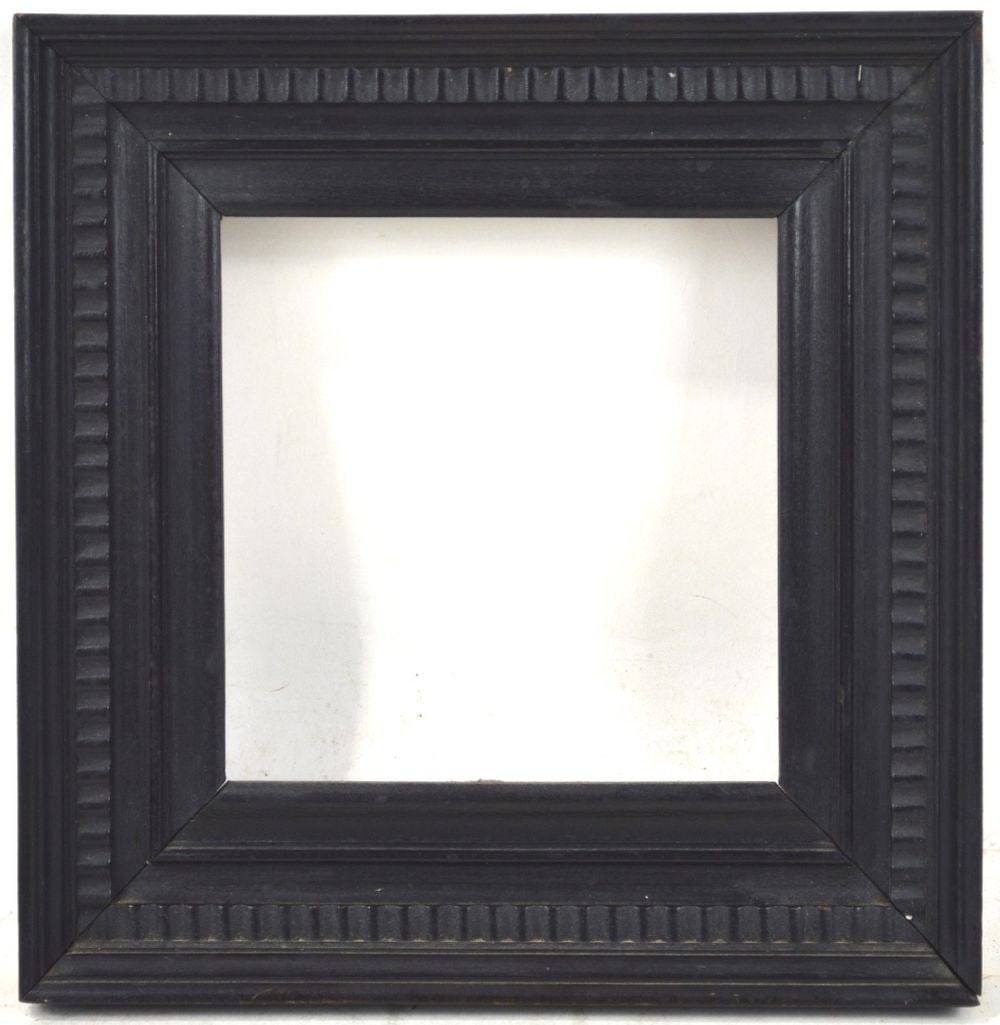 ANTIQUE DUTCH RIPPLE TYPE EBONZED FRAME (1 of 4)