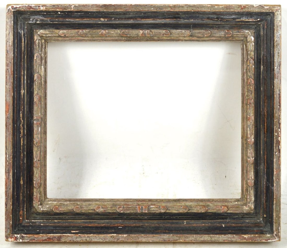 CARVED & SILVER GILT HEYDENRYK MODERNIST FRAME (1 of 6)