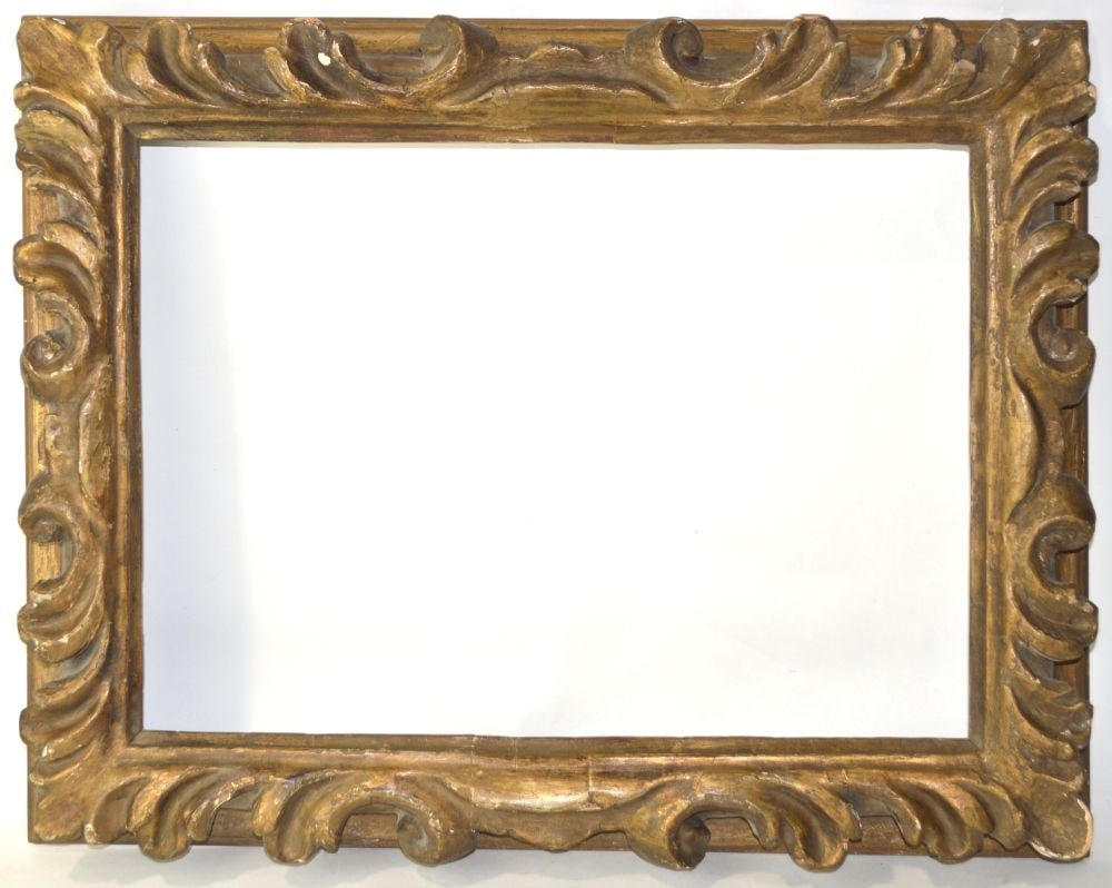 FINE ANTIQUE ITALIAN CARVED & GILT FRAME (1 of 5)