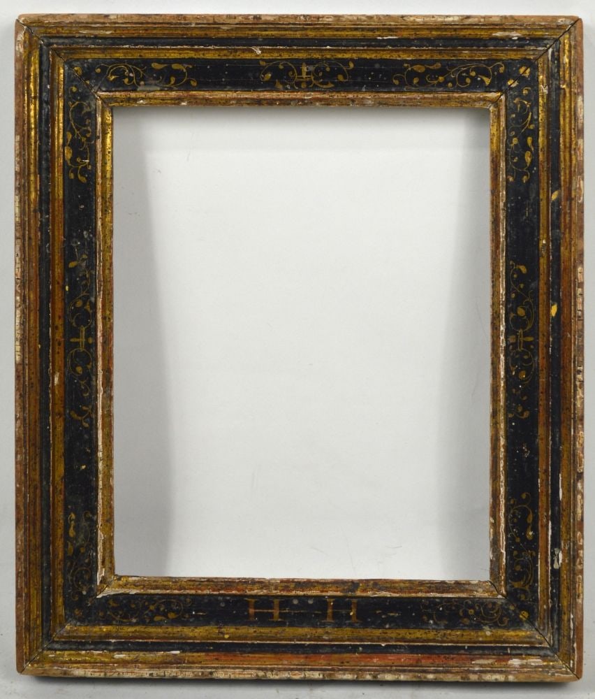 VERY FINE SCRAFFITO CASSETTA ITALIAN CARVED FRAME (1 of 6)