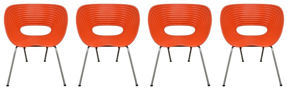 SET 4 RON ARAD TOM VAC CHAIRS BY VITRA (1 of 6)