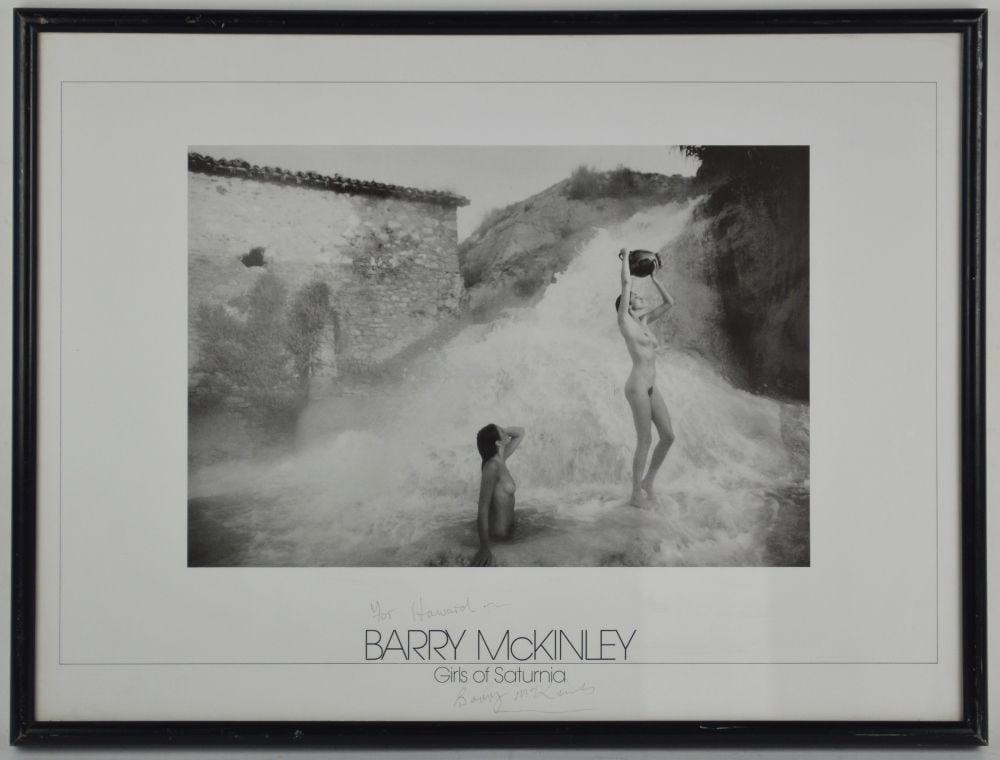 Barry Mckinley Nude Photo Signed Auction