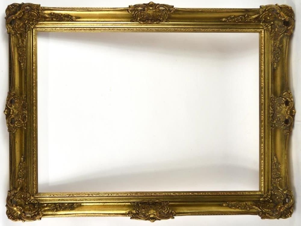 VINTAGE FRENCH LOUIS XV STYLE GILT PAINTING FRAME (1 of 5)
