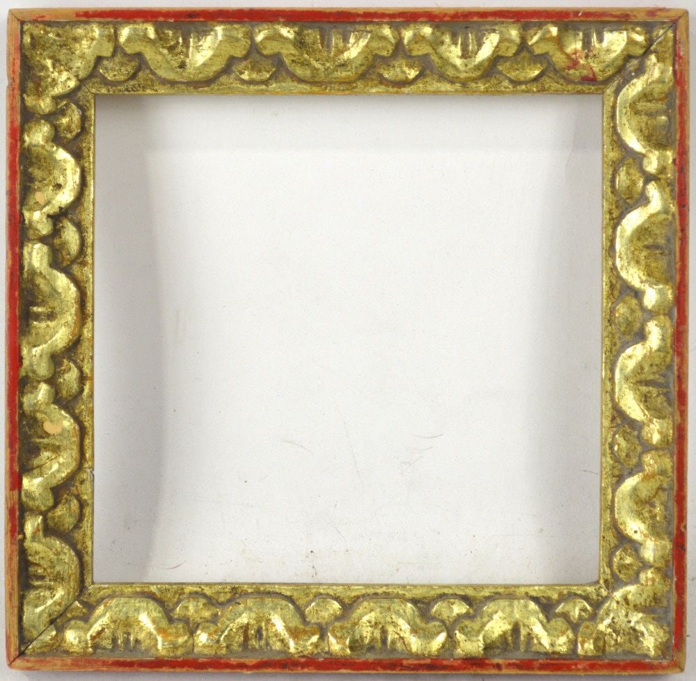 VERY FINE CARVED GILT SPANISH BAROQUE FRAME (1 of 5)