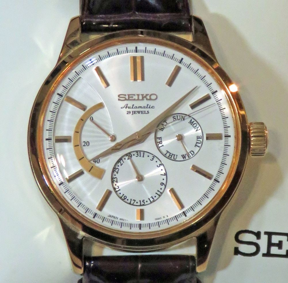 SEIKO AUTOMATIC POWER RESERVE DAY DATE 29 J WATCH (1 of 17)