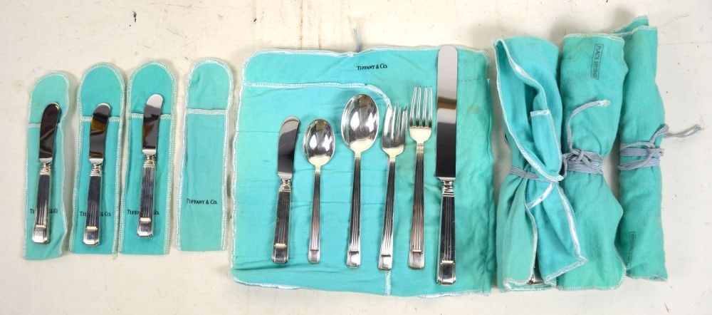 24 PC TIFFANY CENTURY STERLING SILVER 4 SETTINGS (1 of 7)