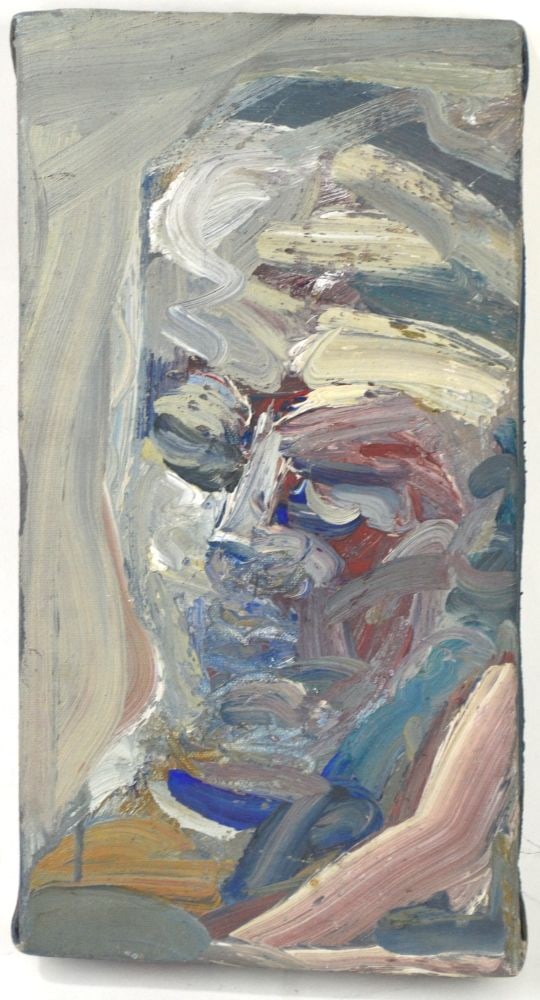 ABSTRACT EXPRESSIONIST PAINTING SIGNED (1 of 5)