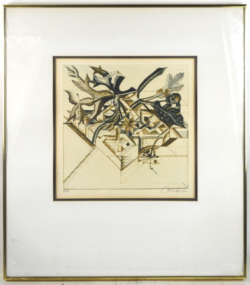 BRIGITTE COUDRAIN SIGNED #'D ETCHING (1 of 6)