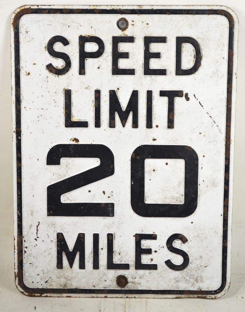 VINTAGE ROAD SIGN (1 of 5)