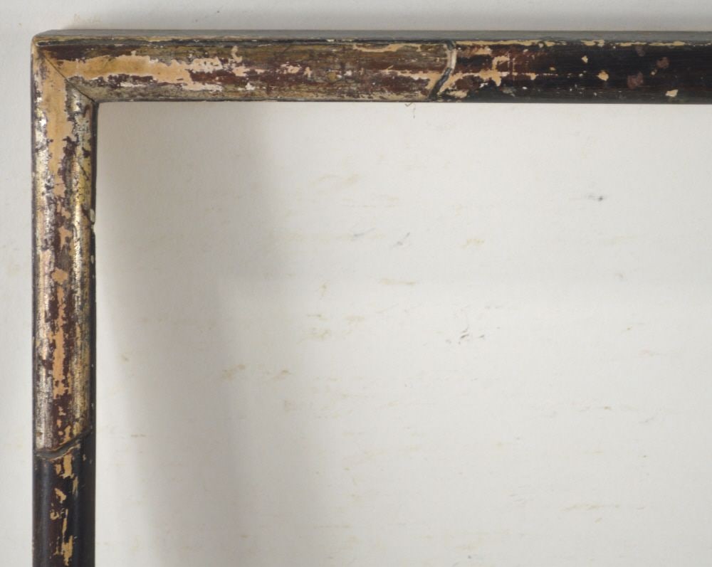 MODERNIST THIN EDGE SILVER GILT FRAME (1 of 5)