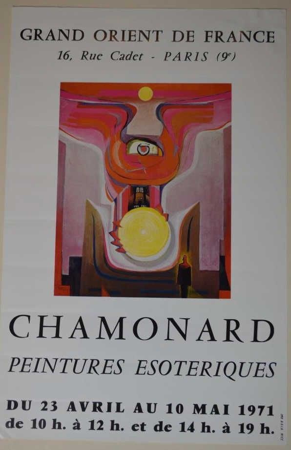 VINTAGE 1971 FRENCH ART EXHIBITION POSTER (1 of 4)