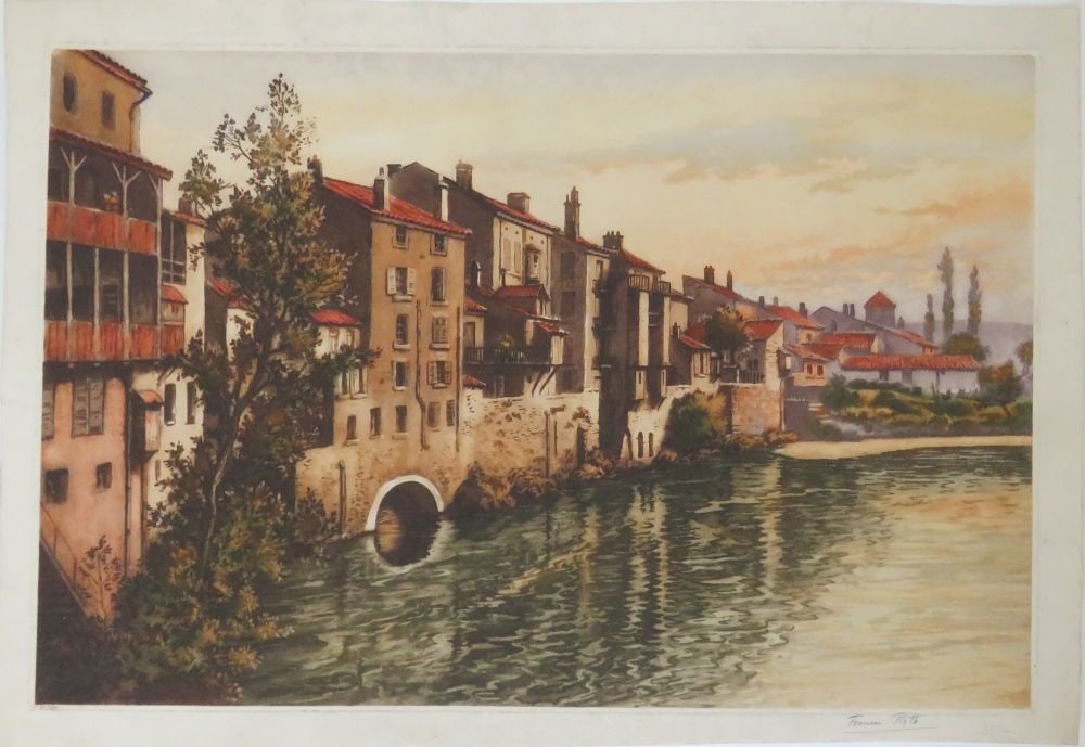 FRANCIS ROTH ETCHING AQUATINT SIGNED (1 of 7)