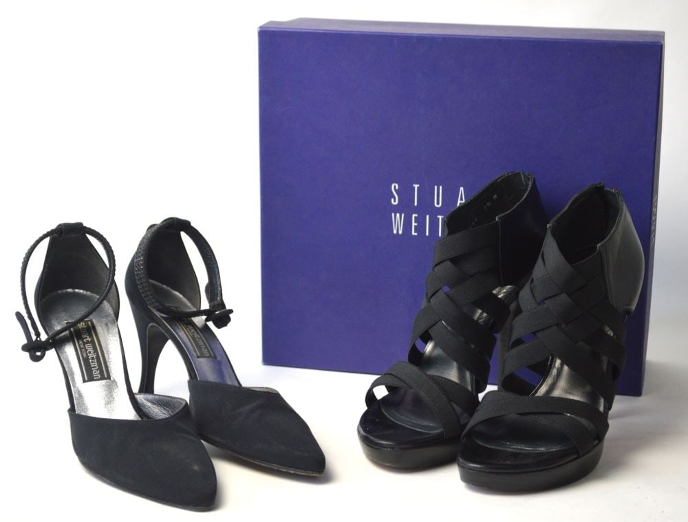 2 PAIRS STUART WEITZMAN WOMANS SHOES HEELS (1 of 8)
