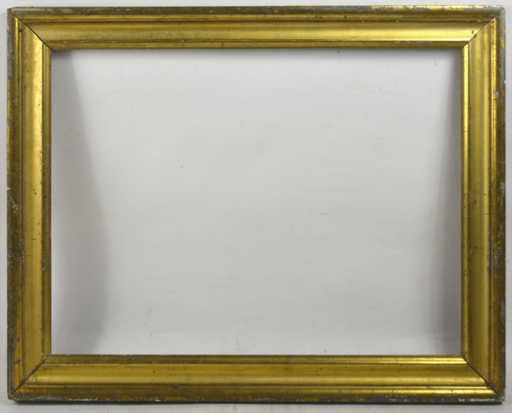 ANTIQUE AMERICAN LEMON GOLD GILTWOOD FRAME (1 of 5)