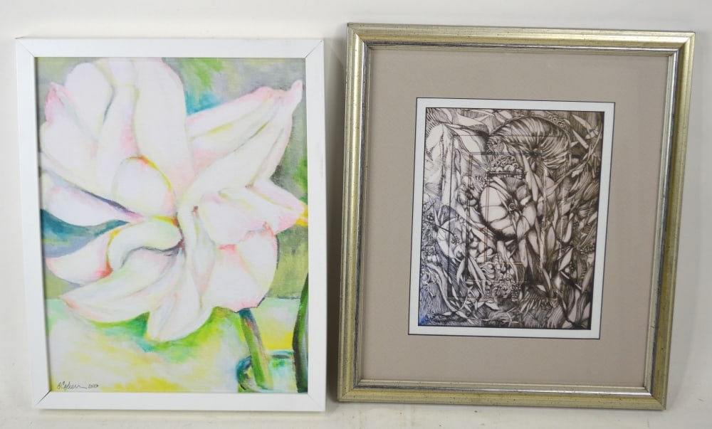 2 FRAMED ARTWORKS (1 of 6)