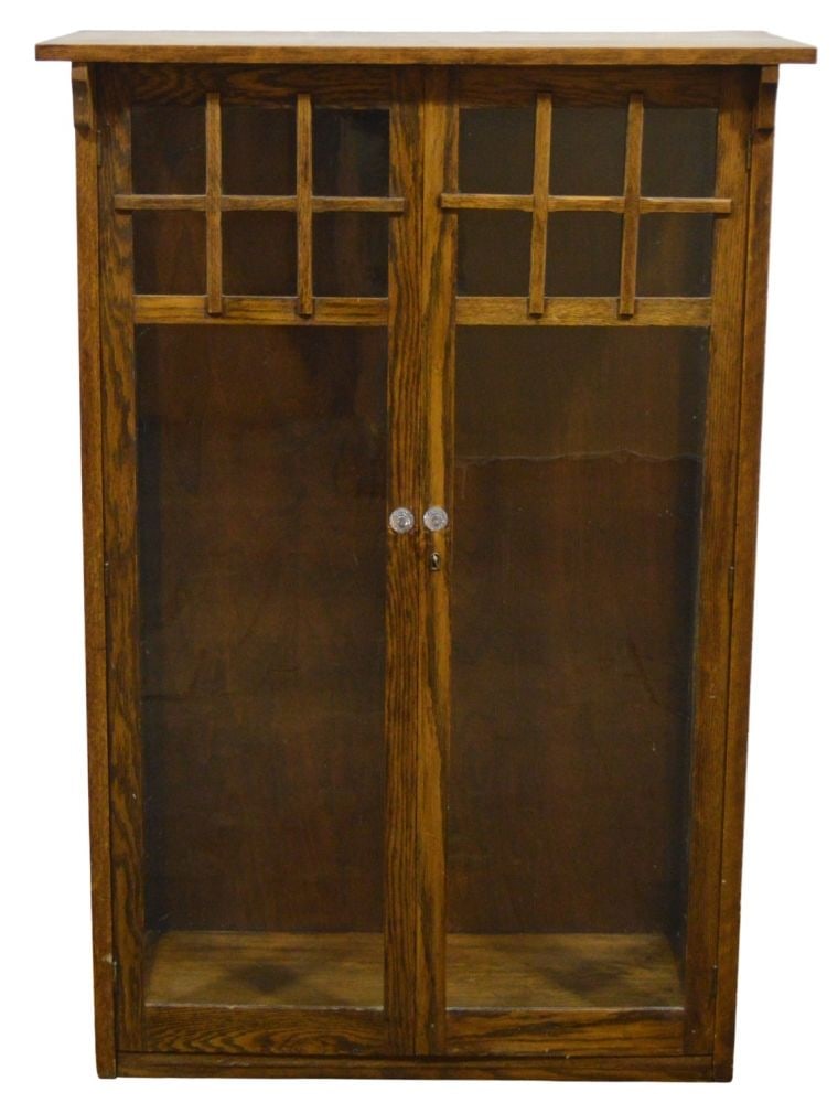 ARTS & CRAFTS OAK BOOKCASE (1 of 8)