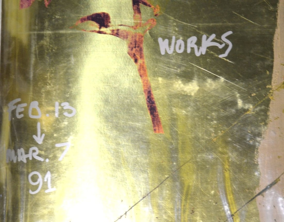 ROBERT RAUSCHENBERG EXHIBITION POSTER - 2