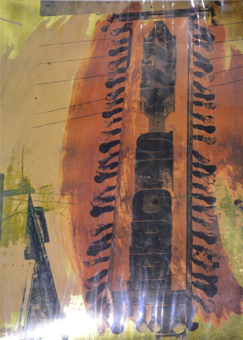 ROBERT RAUSCHENBERG EXHIBITION POSTER - 4