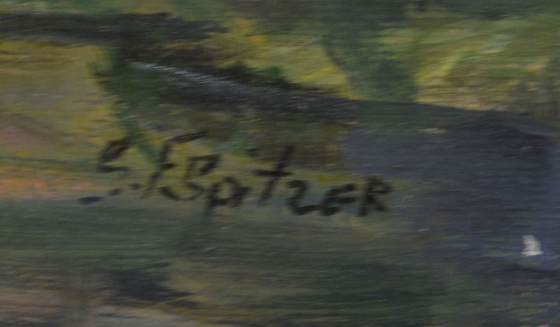 IMPRESSIONIST LANDSCAPE PAINTING SIGNED - 2