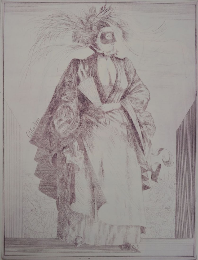 5 ORIGINAL SIGNED ETCHINGS - 2