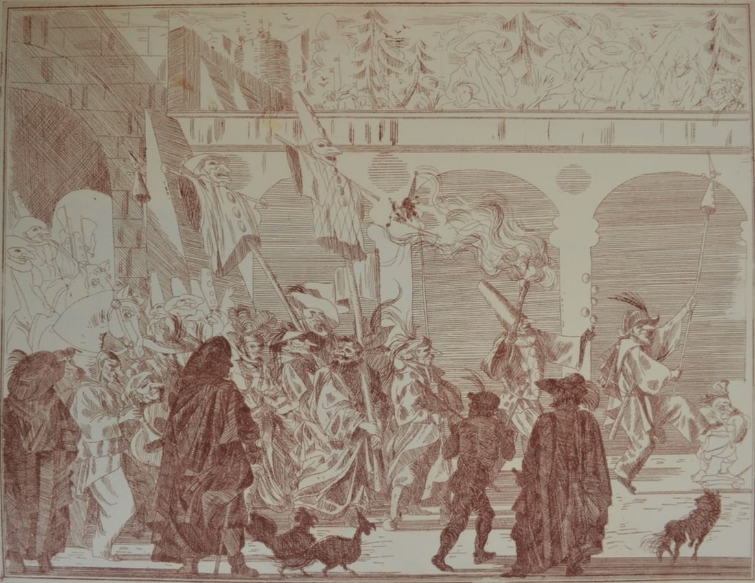 5 ORIGINAL SIGNED ETCHINGS - 4