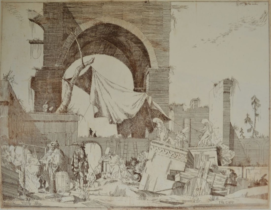 5 ORIGINAL SIGNED ETCHINGS - 5