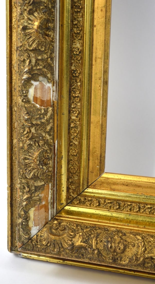 ANTIQUE HUDSON RIVER GILT FRAME - 4