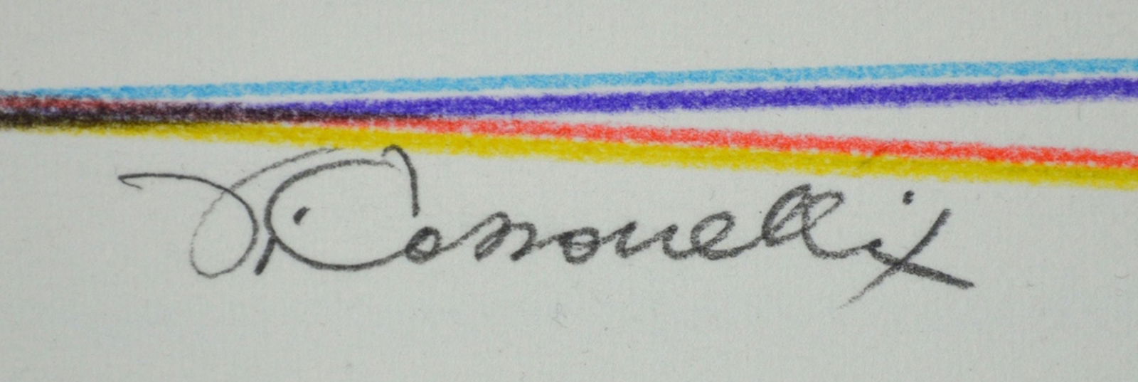 GEOMETRIC ABSTRACT PAINTING SIGNED - 3