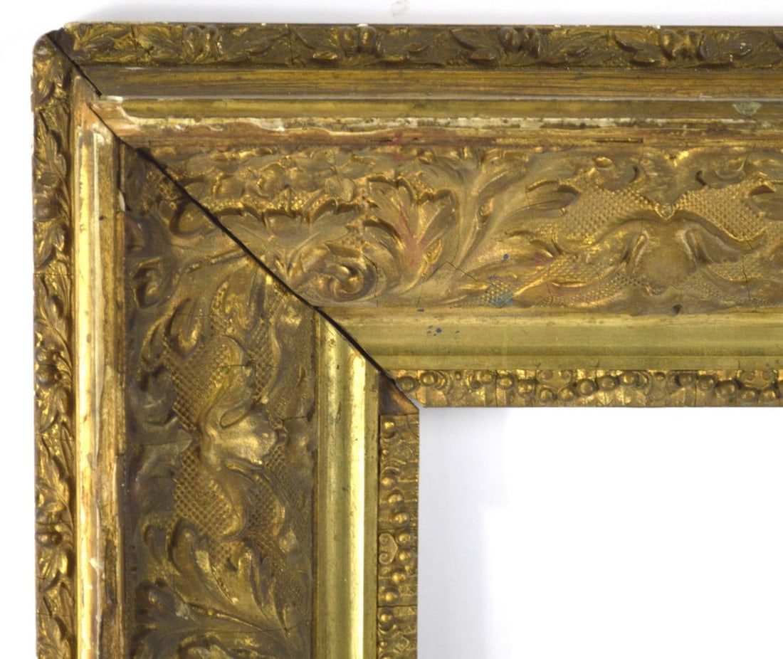 ANTIQUE HUDSON RIVER GILT FRAME - 2