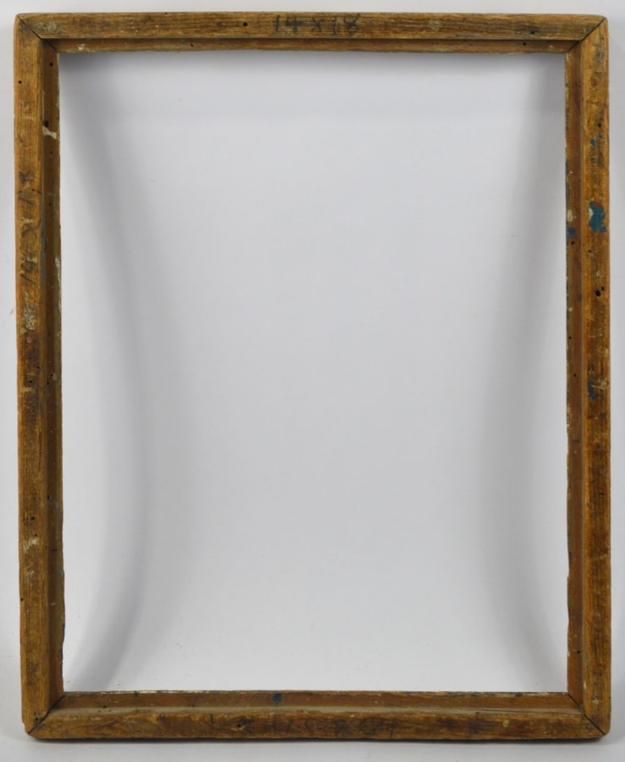 AMERICAN MODERNIST WORMY CHESTNUT FRAME - 4