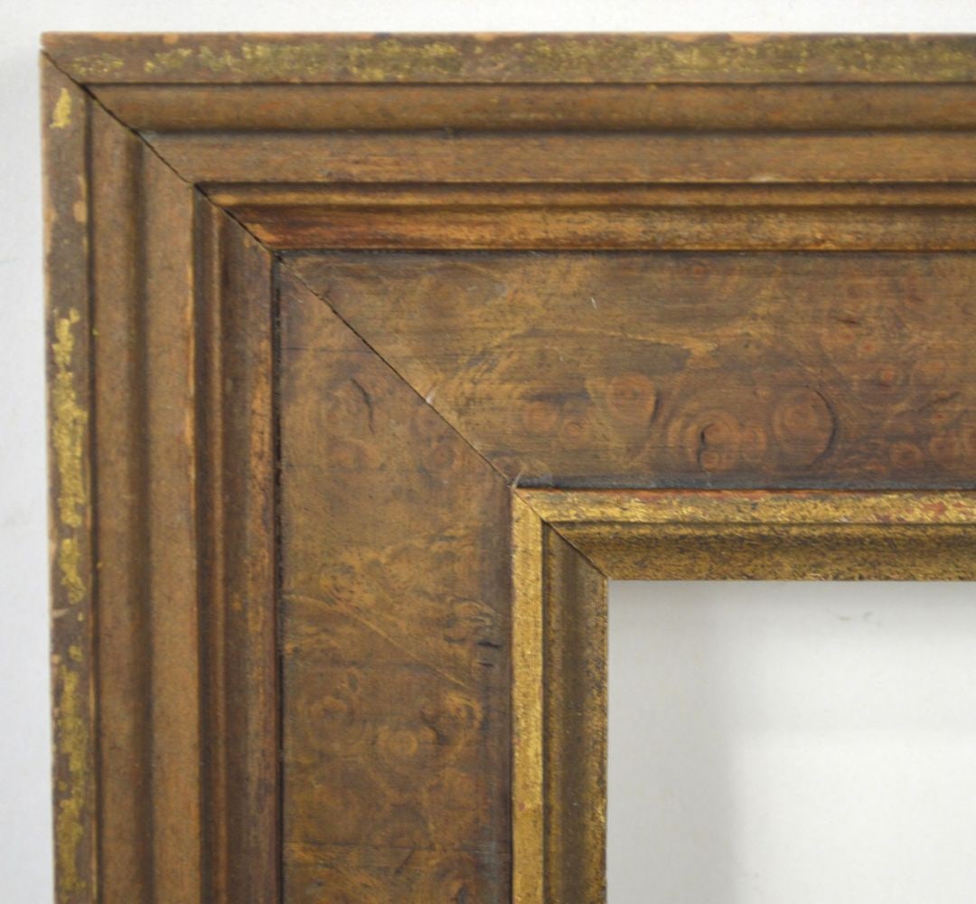 ANTIQUE BURL CASSETTA FRAME - 2