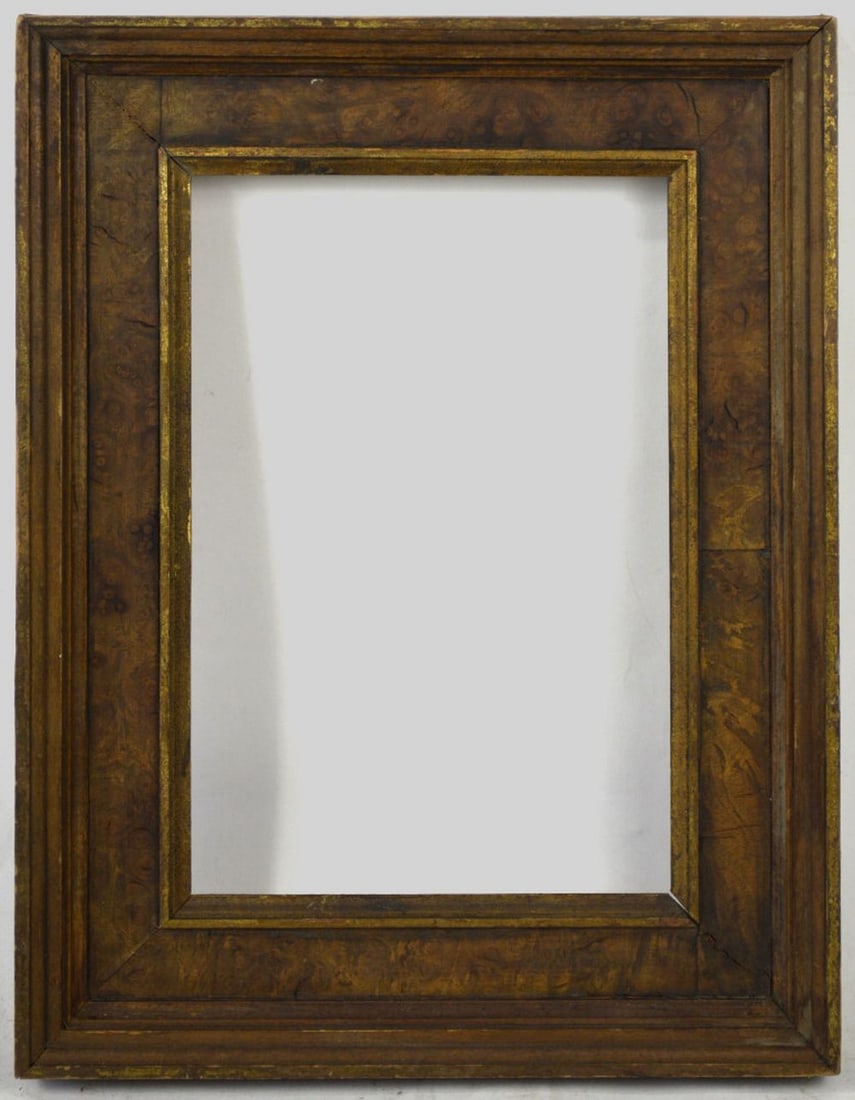 ANTIQUE BURL CASSETTA FRAME - 3