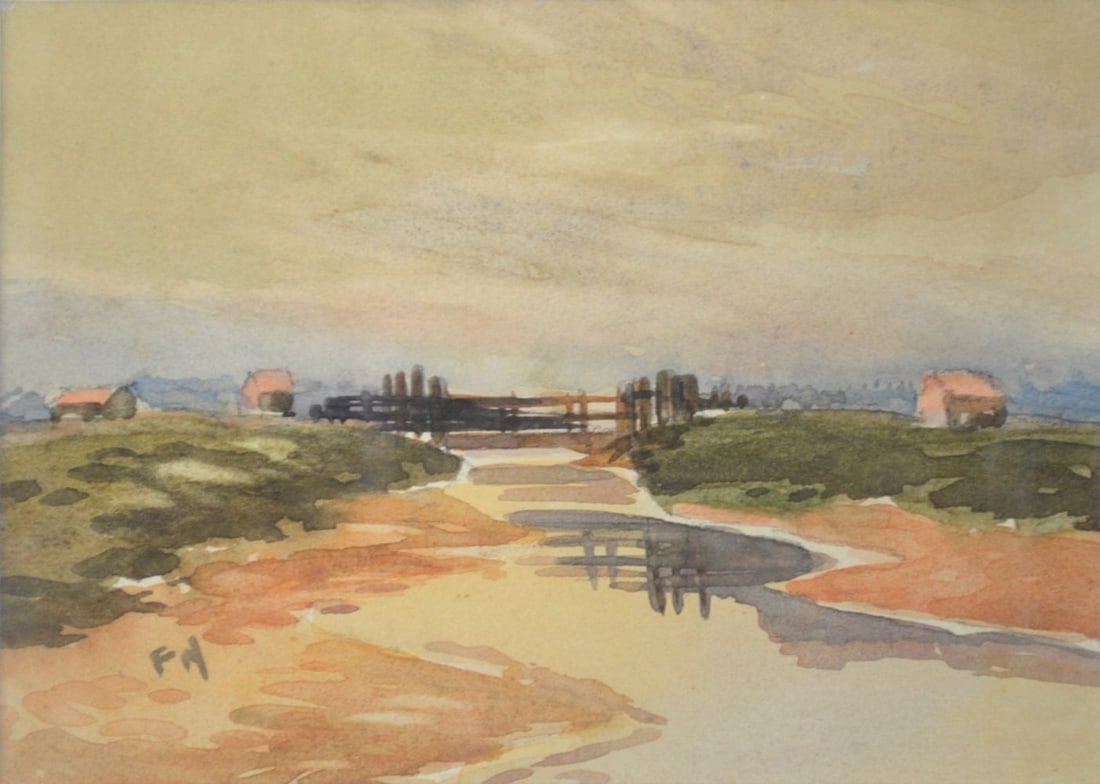 IMPRESSIONIST LANDSCAPE PAINTING SIGNED - 2