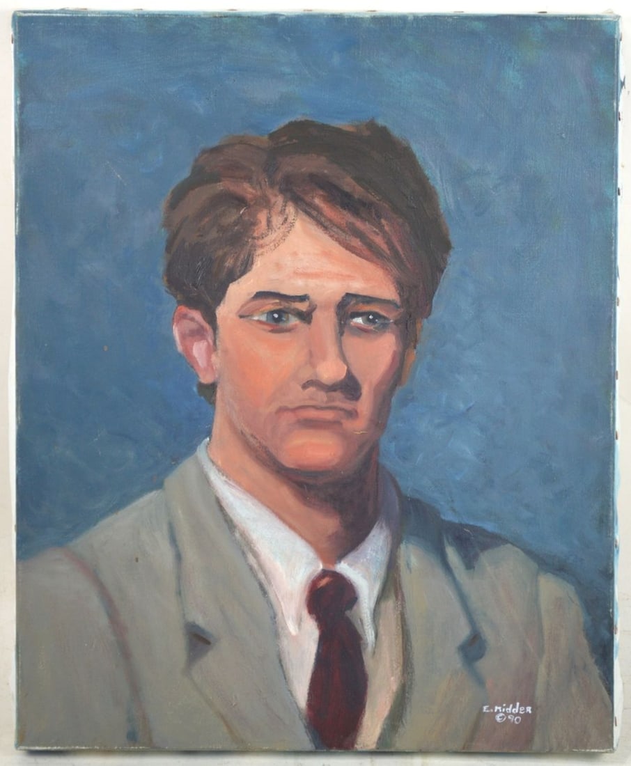 AMERICAN SCHOOL PORTRAIT SIGNED (1 of 4)