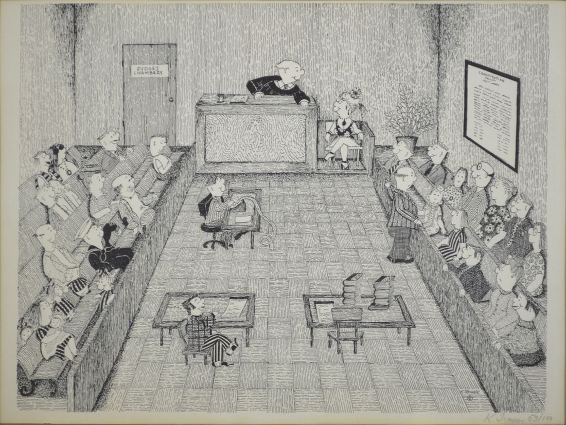 KATHRYN TROWER SIGNED LITHOGRAPH #D - 2