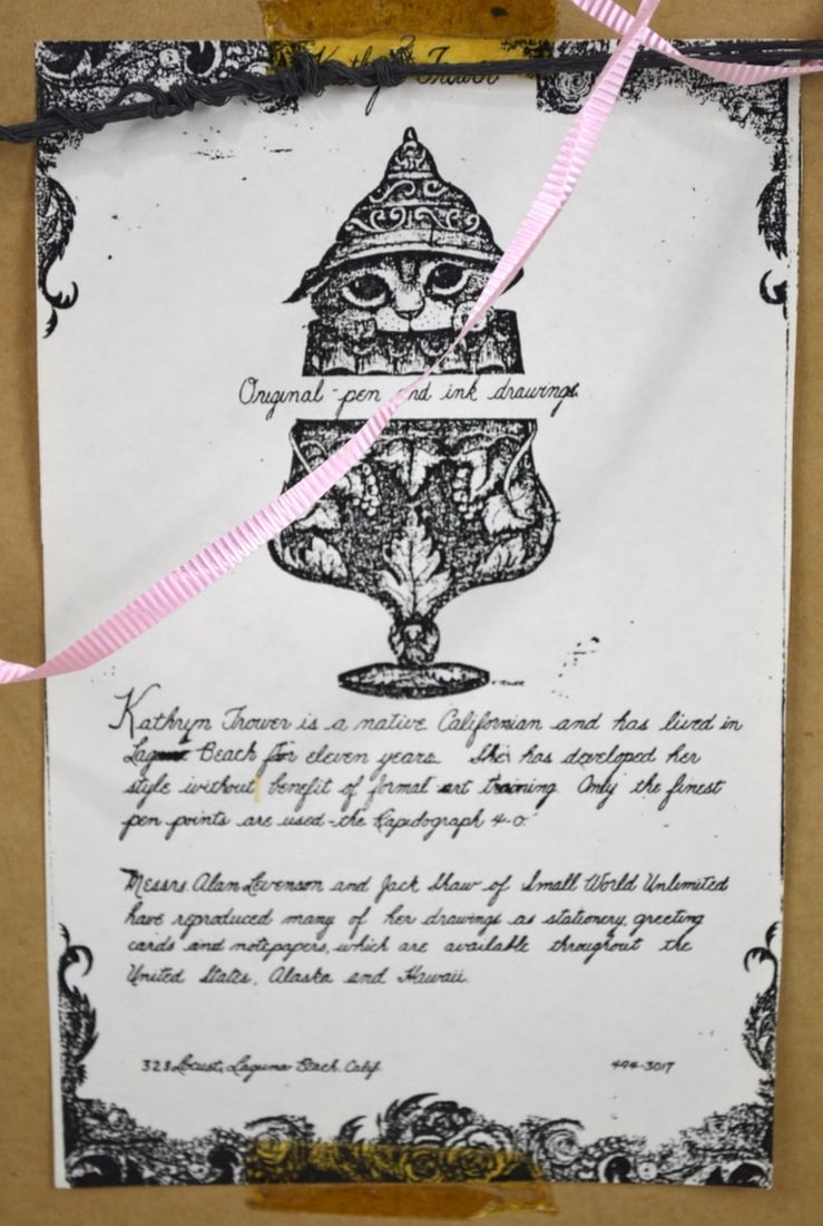 KATHRYN TROWER SIGNED LITHOGRAPH #D - 6