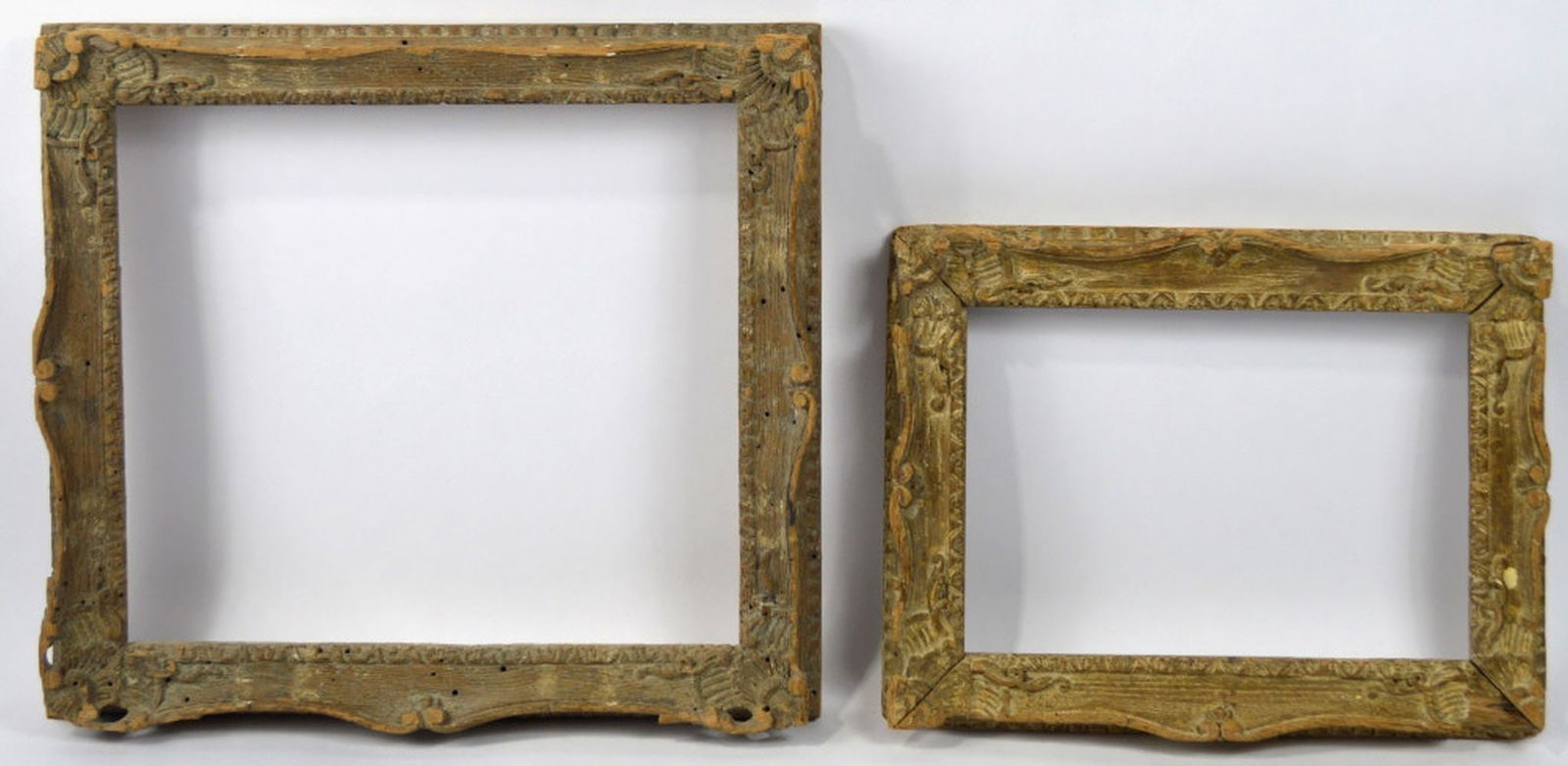 2 FINELY CARVED FRENCH FRAMES - 2