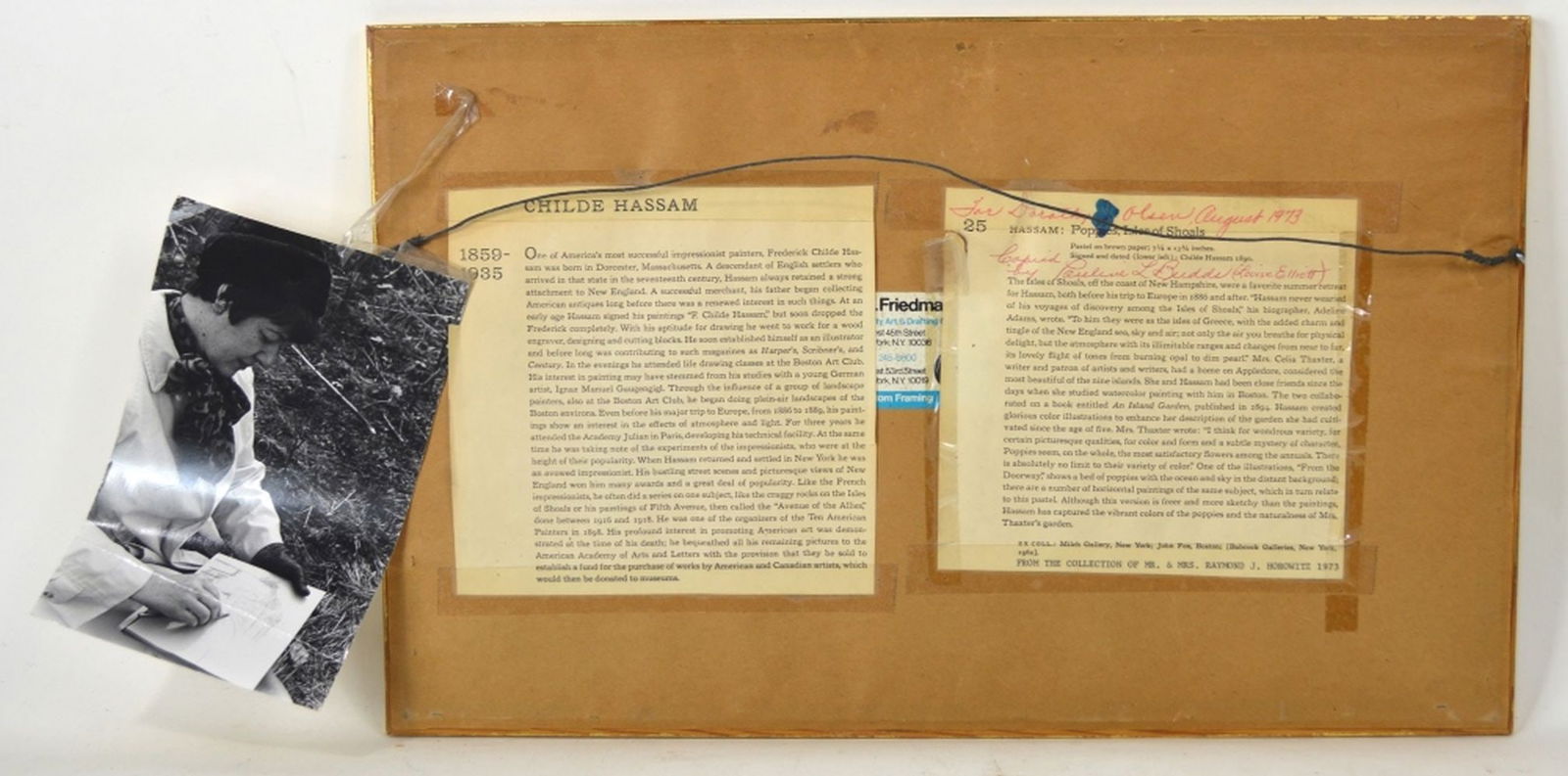 CHILDE HASSAM (AFTER) DRAWING SIGNED - 5