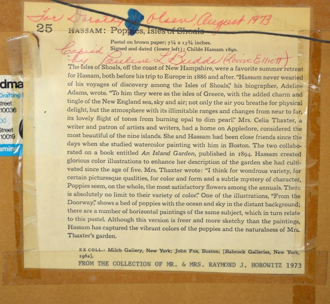 CHILDE HASSAM (AFTER) DRAWING SIGNED - 7