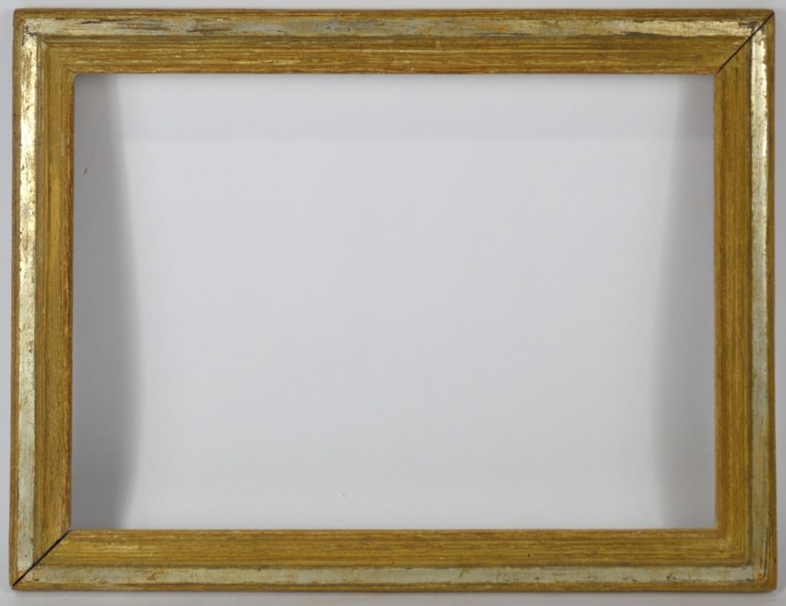 AMERICAN MODERNIST FRAME W SILVER GILT DETAIL (1 of 5)