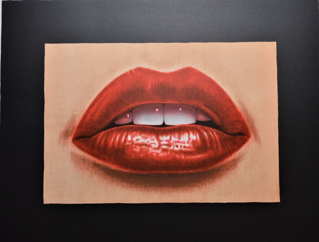 POP ART LITHOGRAPH "LIPS" (1 of 4)