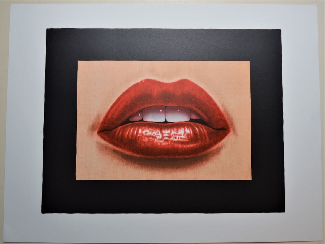 POP ART LITHOGRAPH "LIPS" - 2