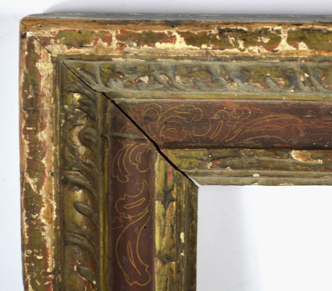 ITALIAN CASSETTA W SCRAFFITO FRAME - 2