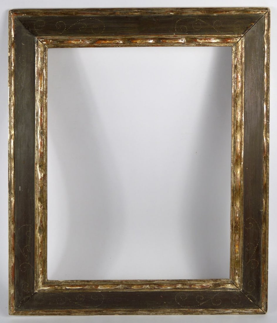 FLORENTINE FRAME W PIERCED SCRAFITTO & SILVER GILT (1 of 5)