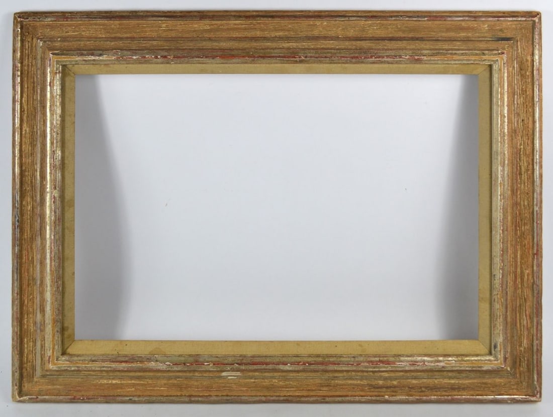 AMERICAN MODERNIST FRAME SILVER GILT EDGING 16X24 (1 of 5)