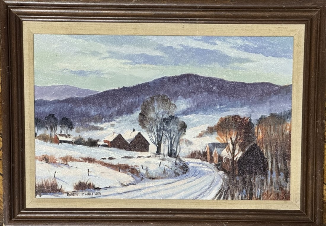 ROBERT WHEELER NEW ENGLAND LANDSCAPE PAINTING (1 of 5)