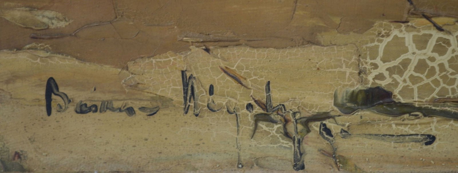 20TH C IMPRESSIONIST PAINTING SIGNED - 3