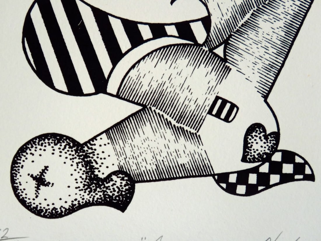 ABSTRACT LITHOGRAPH SIGNED - 4